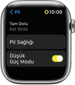 Apple Watch Düşük Güç Modu