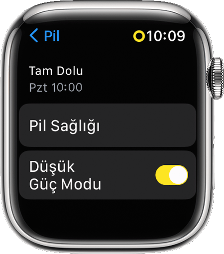 Apple Watch Düşük Güç Modu