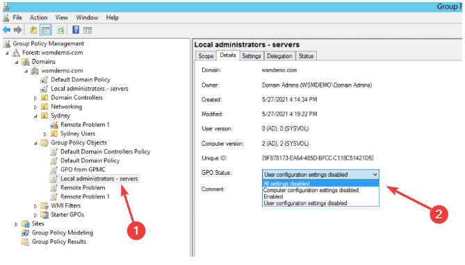 Etki Alanı OU İçin Grup İlkesi Kalıtımı Nasıl Engellenir