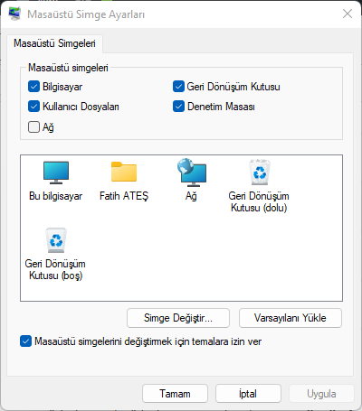 Windows 11 Simgeleri Nasıl Eklenir veya Kaldırılır