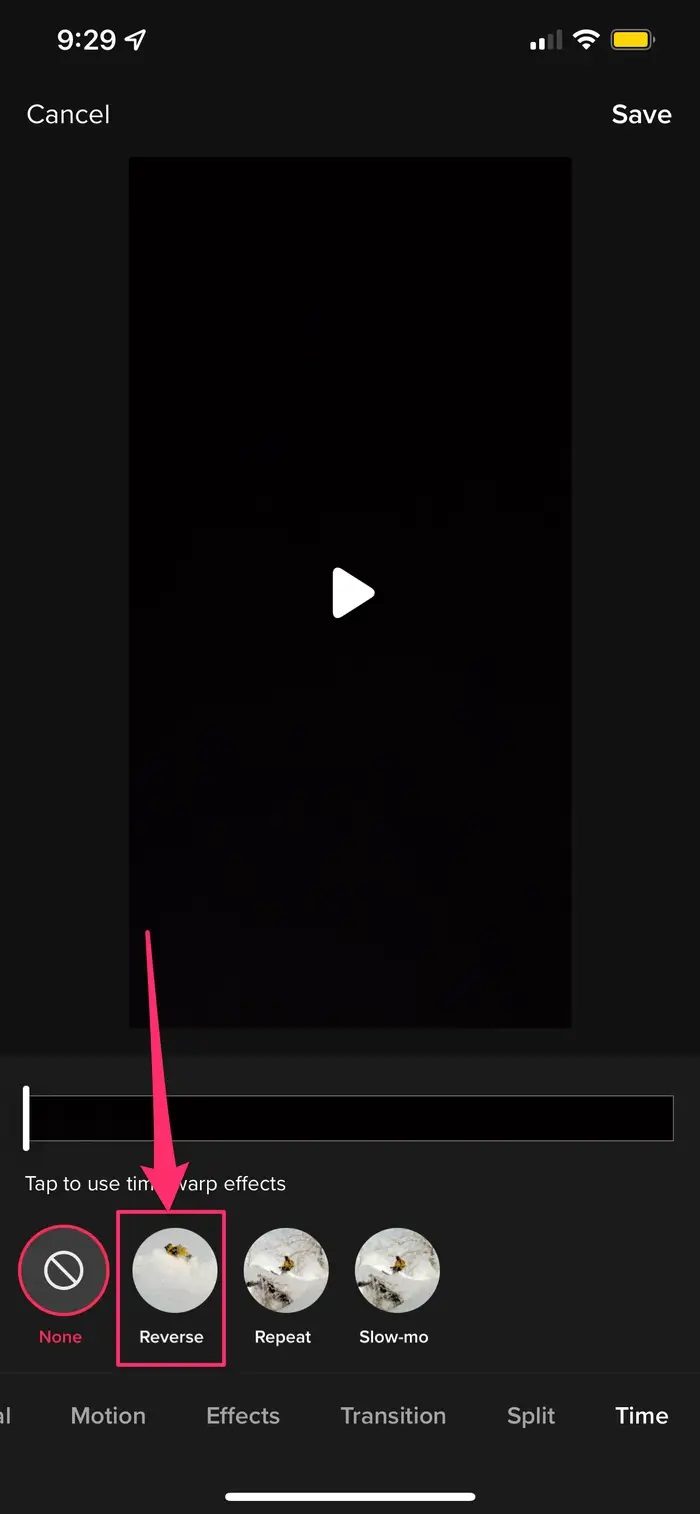 TikTok Videosunu Tersten Oynatma TikTok Videosunu Tersten Oynatma