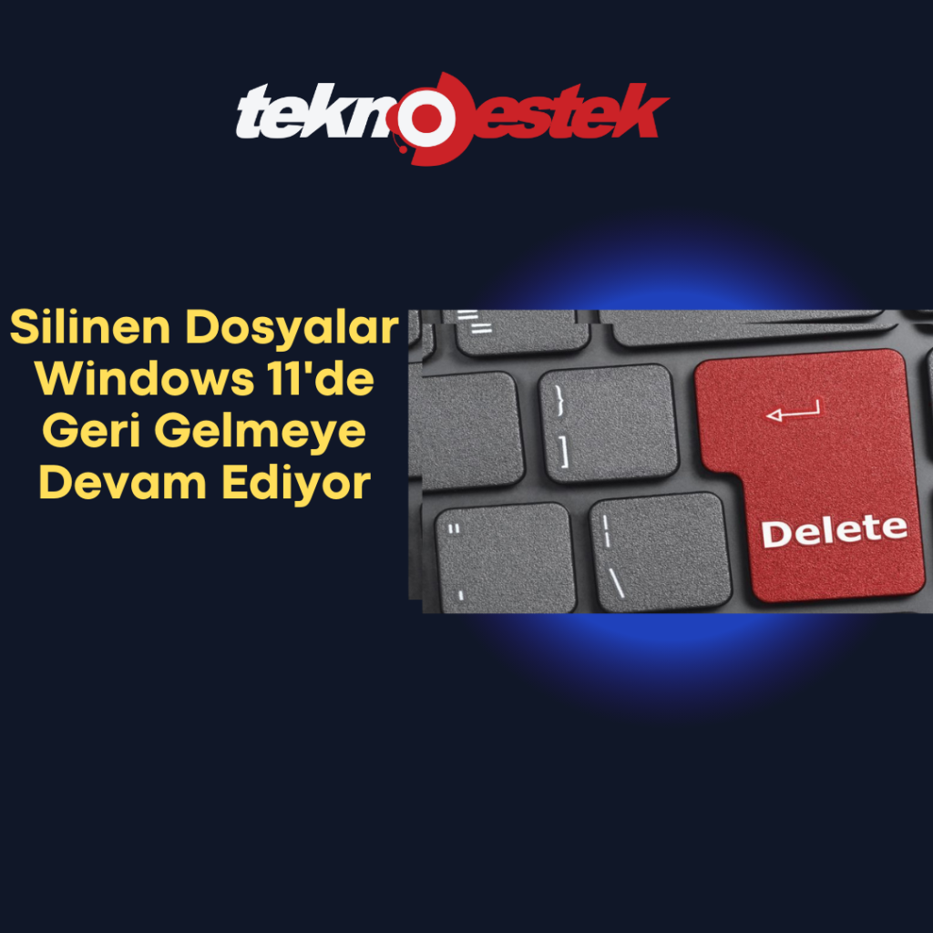 Silinen dosyalar hakkında