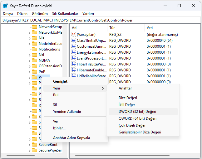 Windows 11 Kalan Pil Süresi Gözükmüyor Windows 11'de Kalan Pil Süresi Gözükmüyor