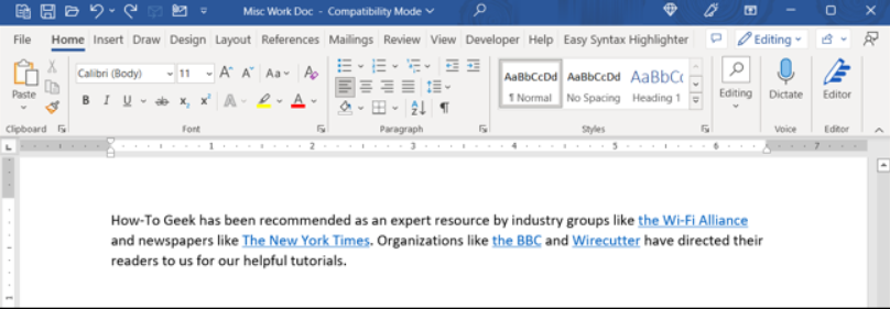 Word Belgelerinden Köprüler Nasıl Kaldırılır Word Belgelerinden Köprüler Nasıl Kaldırılır