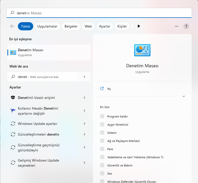 KB5007651 Yükleme Hatası 0x80070643 KB5007651 hatası