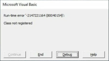 Sınıf Kayıtlı Değil VBA Hatası Nasıl Düzeltilir? VBA Hatası Hakkında