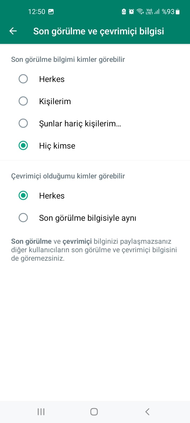 Whatsapp gizlenme nasıl olur