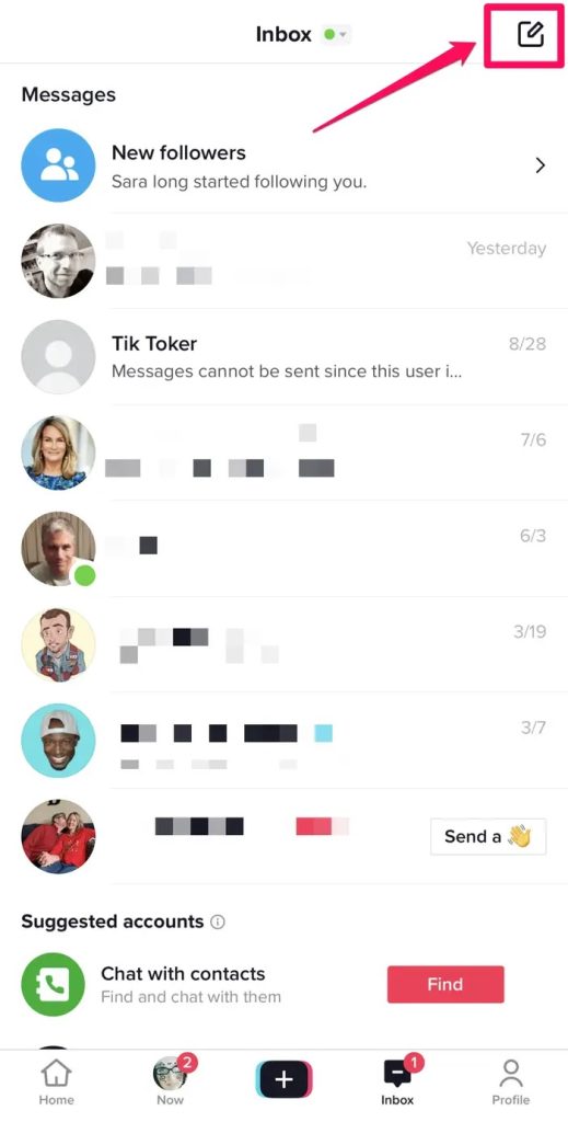 TikTok Mesaj Gönderme