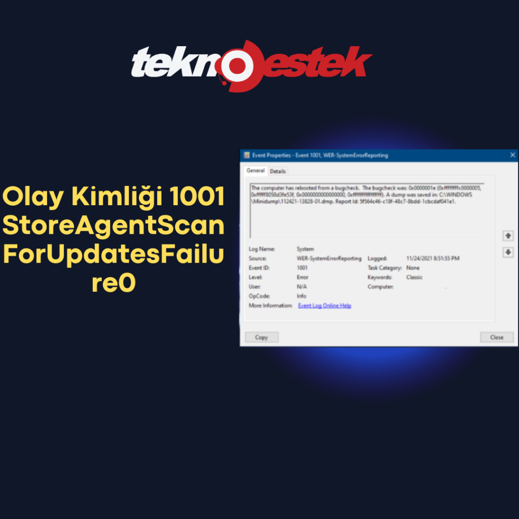 1001 olay kimlik hatası