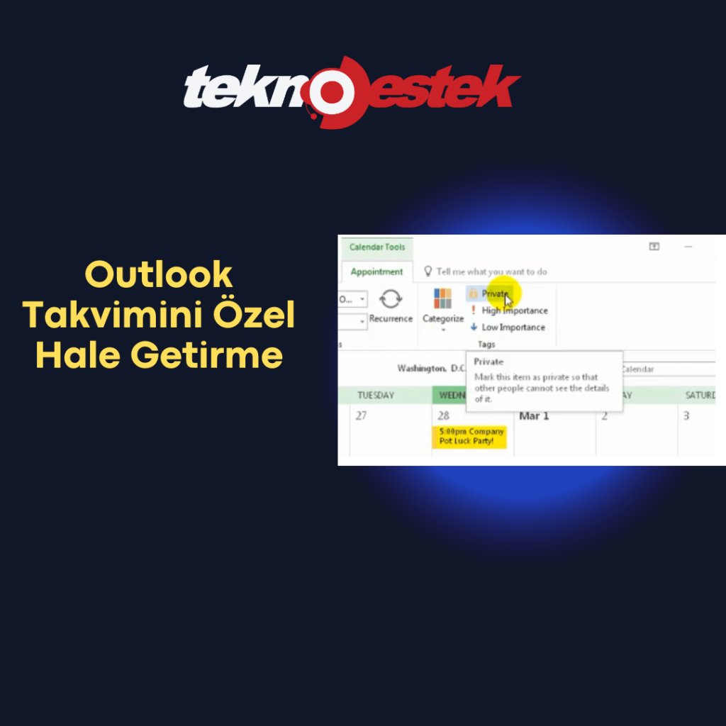 Outlook takvimini özelleştirme