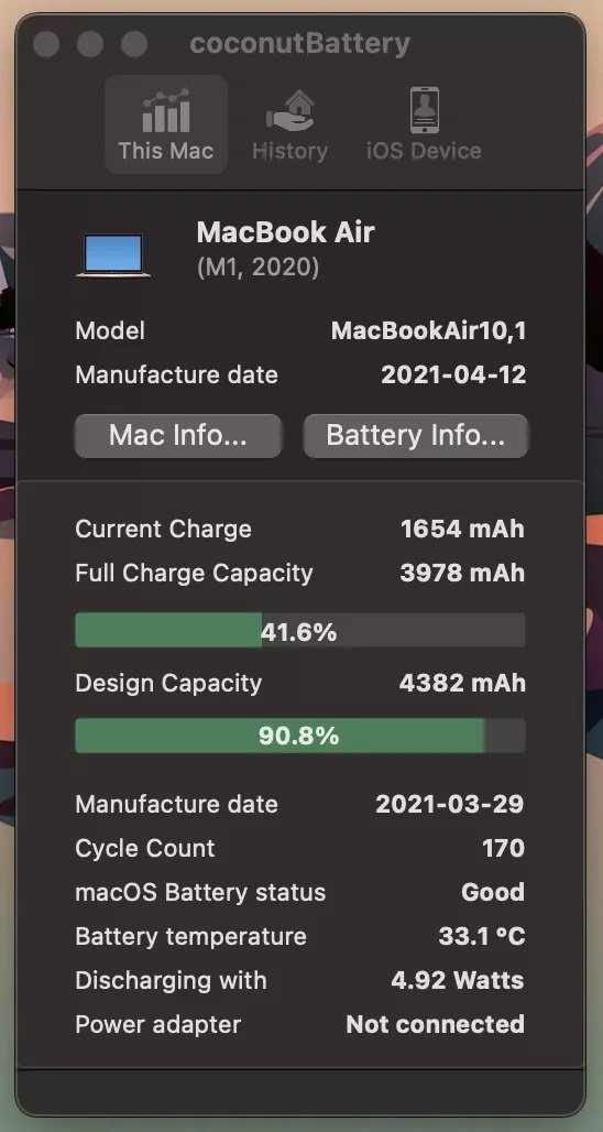 MacBook Şarj Döngü Sayısı Görüntüleme
