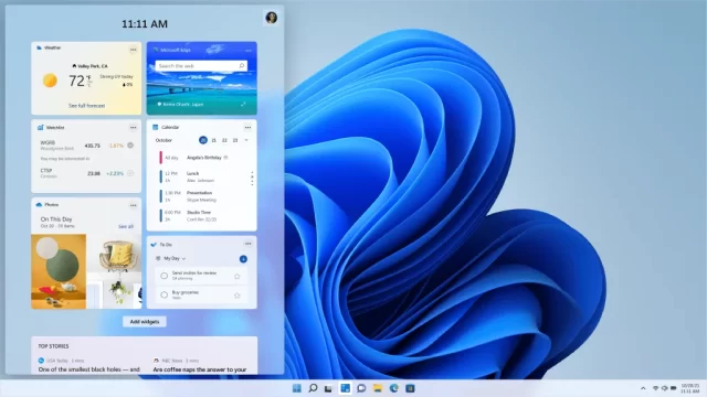 Windows 11 Gelişmiş Widget'ları