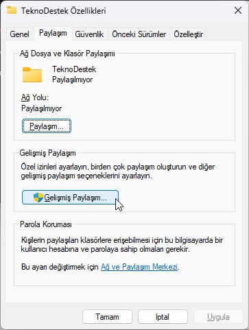 Windows 11 Dosyalar Paylaşımı Nasıl Yapılır