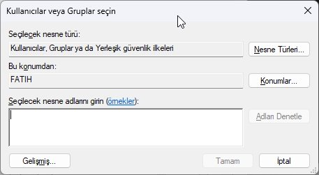 Windows 11 Gelişmiş Ayarlarla Dosyalar Paylaşımı