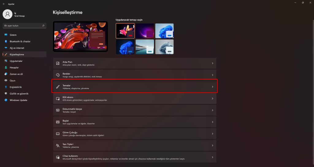kisisellestirmeye gidin - Windows 10 ve 11'de Duvar Kağıdını Otomatik Değiştirme