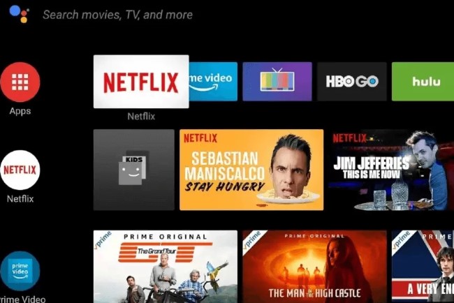Şimdi ilk olarak Sony Android TV'nizi açın