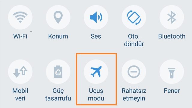 Mobil Veri Çalışmıyor Ne Yapmalı ucak modunu etkinlestirme ve devre disi birakma e1676627694785 - Mobil Veri Çalışmıyor Ne Yapmalı