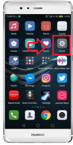 ayarlar - Huawei P9'da Ekran Uyku Süresini Değiştirme