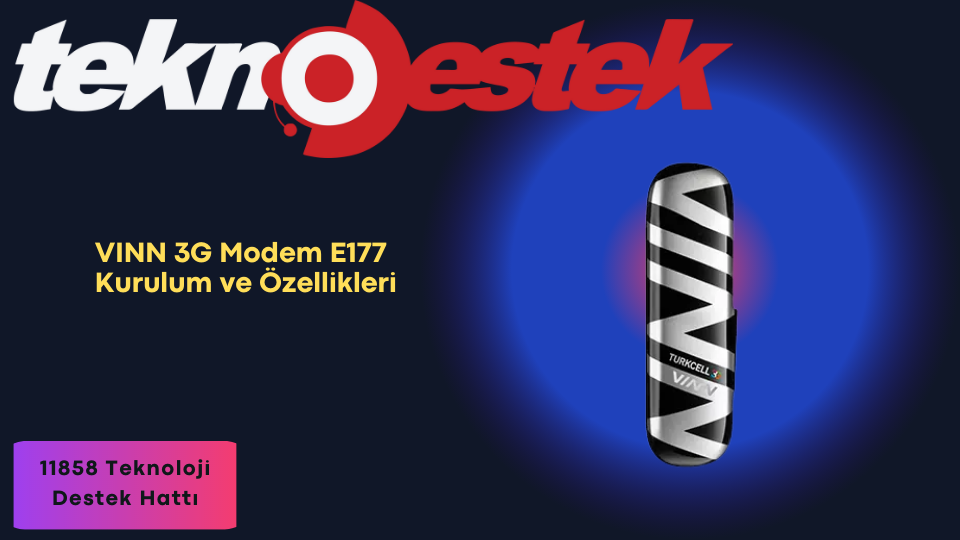 VINN 3G Modem E177 kurulum
