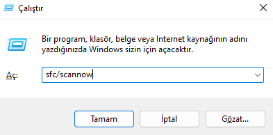 Windows11 NTFS Dosya Sistemi Hatasını Düzeltme