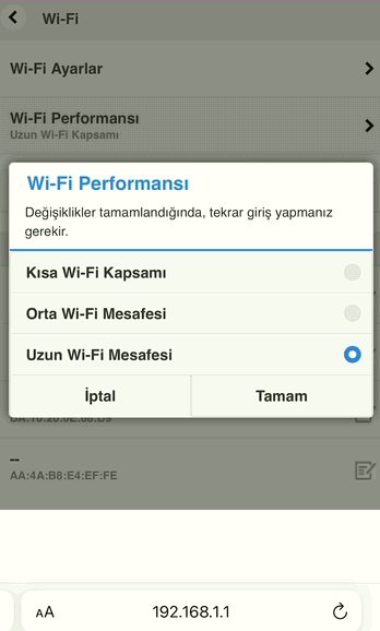 wifi performansi