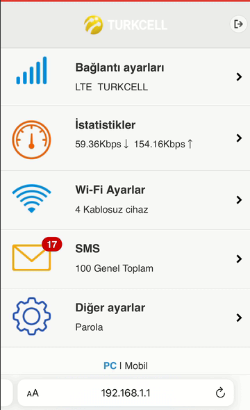 ZTE Superbox MF286R WiFi Ayarı arayuz ekrani - ZTE Superbox MF286R WiFi Ayarı