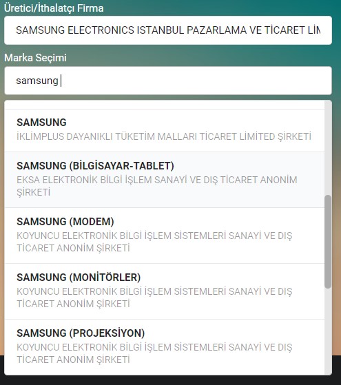 Yetkili Servis Sorgulama marka sorgulama - Yetkili Servis Sorgulama