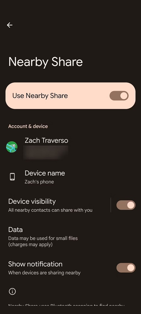Android Yakındakilerle Paylaş Özelliği Google Files ile Açma