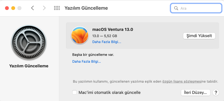 MacOS ta Güncelleme Hatası Nasıl Düzeltilir