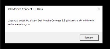 Dell Mobile Connect Hatası Çözüldü dell mobil connect hatasi - Dell Mobile Connect Hatası Çözüldü