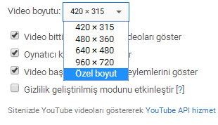 dosya bicimi ve boyutu