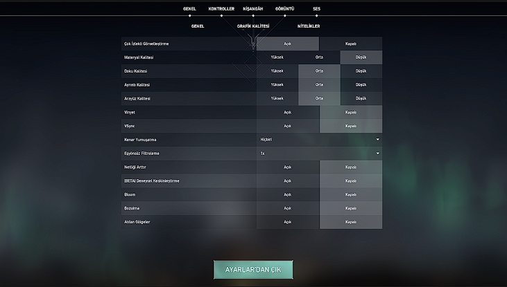 En İyi Valorant Ayarları