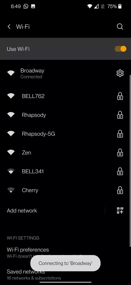 Android Kablosuz Ağ Şifresi Paylaşma