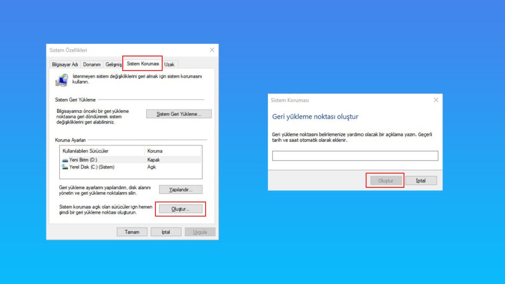 Kayıt Defteri Eksik Dosyalar