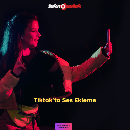 Tiktok'ta Ses Ekleme Adımları