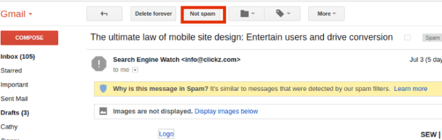 E-postalar Spam Klasörüne Düşüyor Sorunu