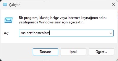 Ms-Settings URI Komutları Ms-Settings URI Komutları