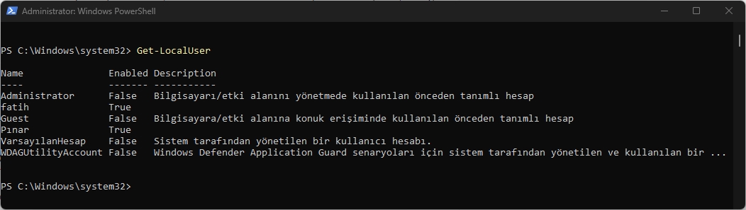 Windows 11 Yerel Kullanıcılar ve Gruplar Oluşturma, Değiştirme ve Kaldırma