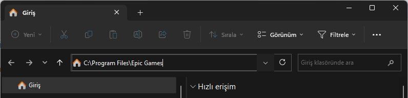 Epic Games Yükleme Başarısız Hata Kodu II-E1003 Yükleme Başarısız Hata Kodu II-E1003