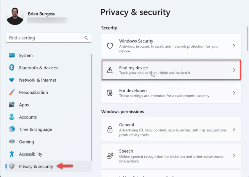 Windows 11 de Cihazımı Bul Nasıl Etkinleştirilir