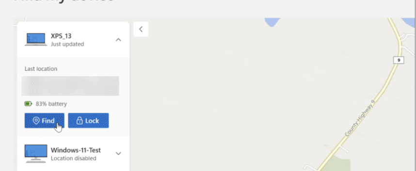 Ekran goruntusu 2023 06 13 134313 - Windows 11 Cihazımı Bul Nasıl Etkinleştirilir