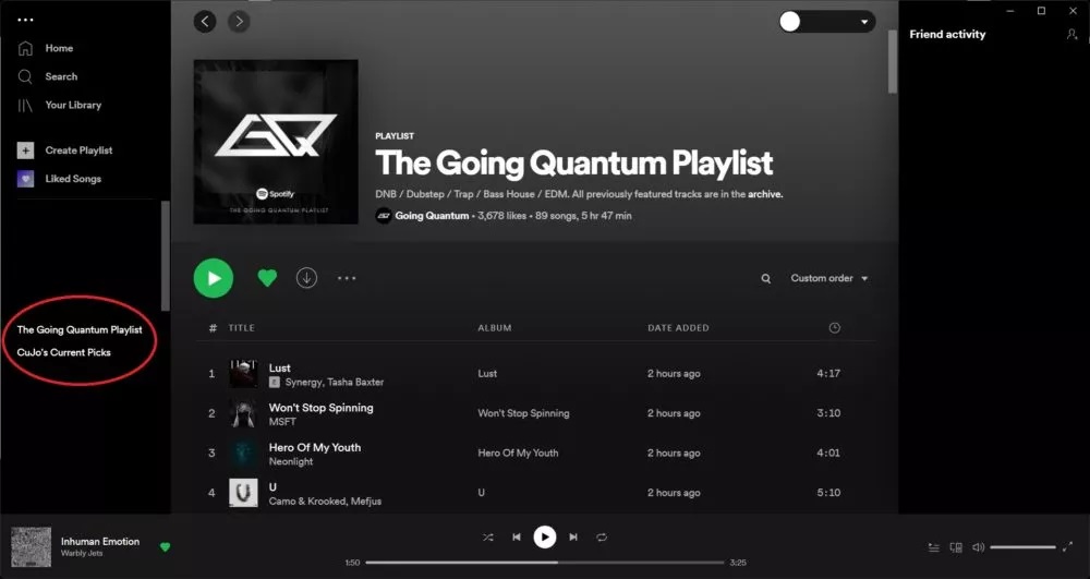 Spotify Çalma Listesi Birleştirme