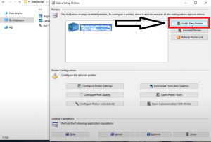 Zebra ZD220D barkod yazıcı bilgisayar ile eşleştirme