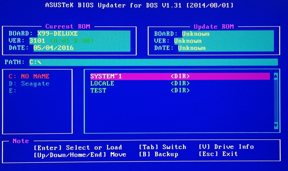 usb bios flash dos 1 - BIOS Güncellemeleri
