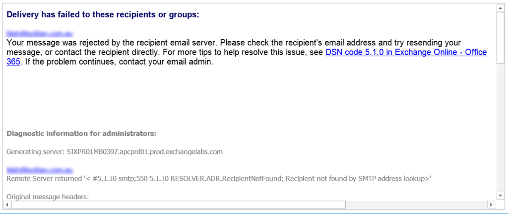 E-posta Teslim Edilmeme Sorunu
