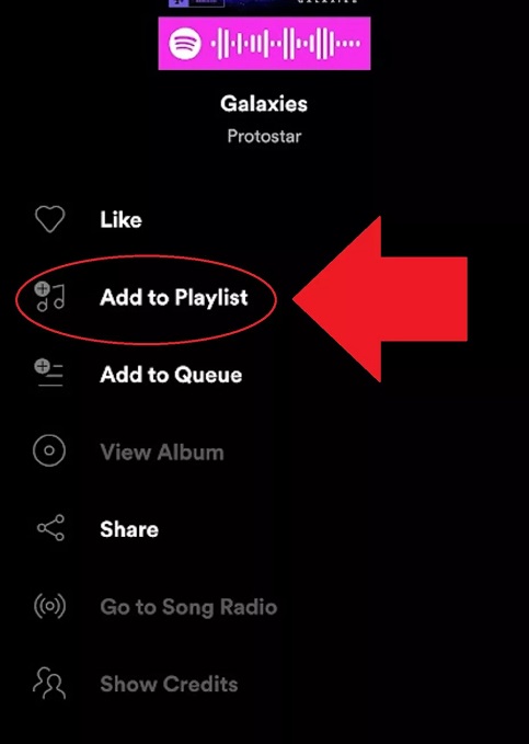 Spotify Çalma Listesine Şarkı Ekleme