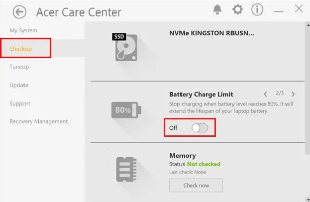 Batarya Şarjını Sınırlama
