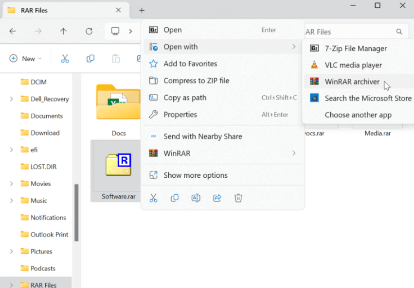 Windows 11 RAR Dosyaları Nasıl Açılır Ekran goruntusu 2023 07 12 124509 - Windows 11 RAR Dosyaları Nasıl Açılır