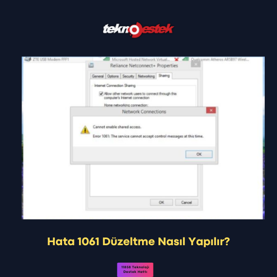 Hata 1061 Duzeltme Nasil Yapilir - Hata 1061 Düzeltme Nasıl Yapılır?