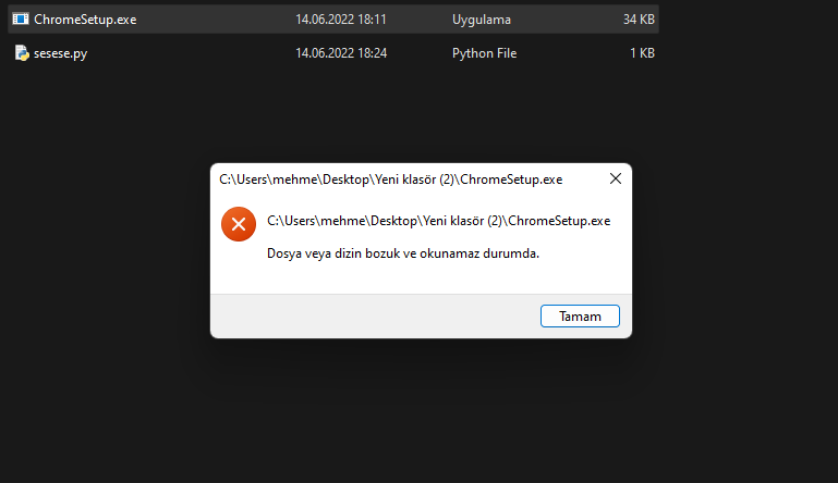 İndirilen Dosyaları Açılmıyor Sorunu